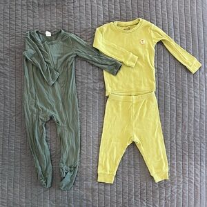 6-12m bamboo pajamas